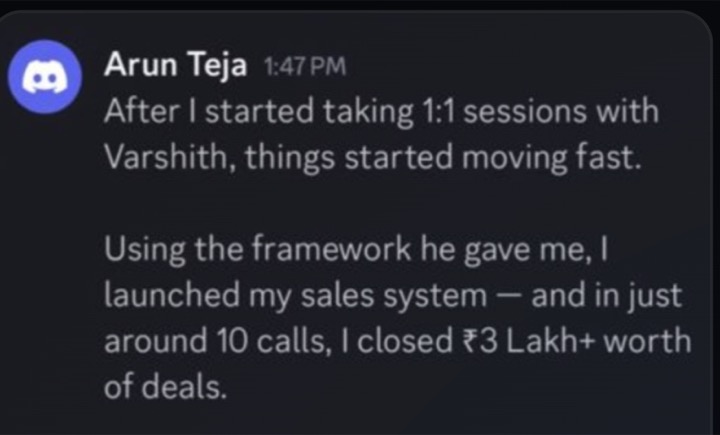 Arun Teja client win screenshot