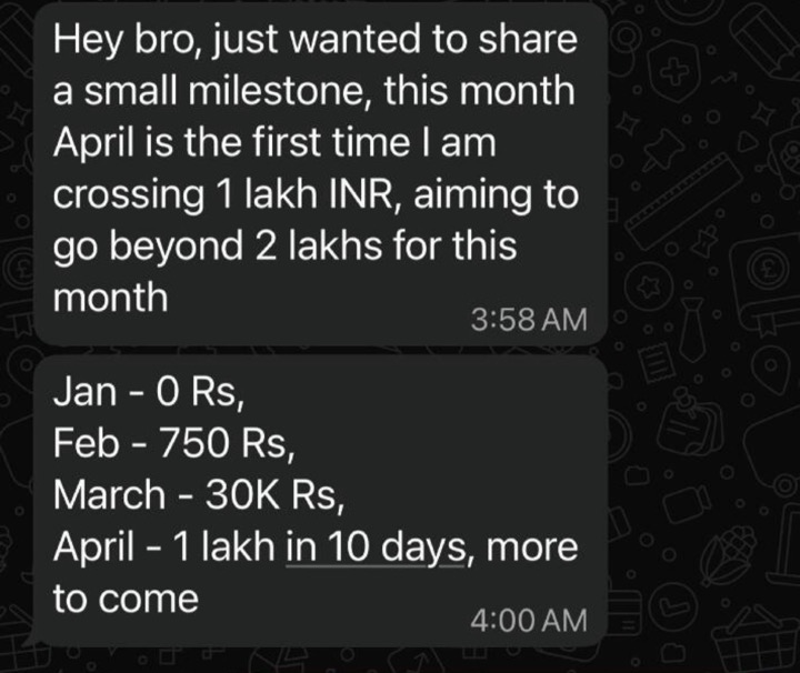 Soumith Reddy revenue ramp screenshot